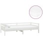 vidaXL Sofá cama con colchón madera de pino maciza blanco 90x200 cm vidaXL Sofá cama con colchón madera de pino maciza blanco 90x200 cm