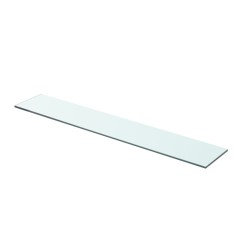 vidaXL Panel de estante vidrio claro 70x12 cm