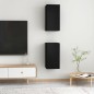 vidaXL Muebles para TV 2 uds madera contrachapada negro 30,5x30x60 cm vidaXL Muebles para TV 2 uds madera contrachapada negro 30,5x30x60 cm