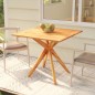 vidaXL Mesa de jardín madera maciza de acacia 85x85x75 cm vidaXL Mesa de jardín madera maciza de acacia 85x85x75 cm