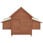vidaXL Gallinero madera maciza de abeto moca y blanco 152x96x110 cm vidaXL Gallinero madera maciza de abeto moca y blanco 152x96x110 cm