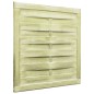 vidaXL Puerta de jardín madera de pino impregnada verde 100x100 cm vidaXL Puerta de jardín madera de pino impregnada verde 100x100 cm