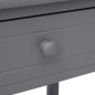 vidaXL Mesita de noche madera de Paulownia gris 40x29x42 cm vidaXL Mesita de noche madera de Paulownia gris 40x29x42 cm