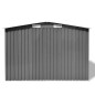 vidaXL Caseta de jardín de metal 257x205x178 cm gris vidaXL Caseta de jardín de metal 257x205x178 cm gris