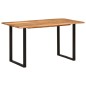 vidaXL Mesa de comedor de madera maciza de acacia 140x70x76 cm vidaXL Mesa de comedor de madera maciza de acacia 140x70x76 cm