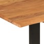 vidaXL Mesa de comedor de madera maciza de acacia 140x70x76 cm vidaXL Mesa de comedor de madera maciza de acacia 140x70x76 cm