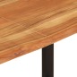 vidaXL Mesa de comedor de madera maciza de acacia 140x70x76 cm vidaXL Mesa de comedor de madera maciza de acacia 140x70x76 cm