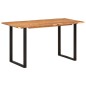 vidaXL Mesa de comedor de madera maciza de acacia 140x70x76 cm vidaXL Mesa de comedor de madera maciza de acacia 140x70x76 cm