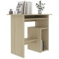 vidaXL Escritorio madera contrachapada color roble Sonoma 80x45x74 cm vidaXL Escritorio madera contrachapada color roble Sonoma 80x45x74 cm