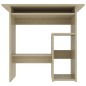 vidaXL Escritorio madera contrachapada color roble Sonoma 80x45x74 cm vidaXL Escritorio madera contrachapada color roble Sonoma 80x45x74 cm