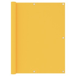 vidaXL Toldo para balcón tela oxford amarillo 120x500 cm