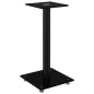 vidaXL Soportes de altavoces 2 uds vidrio templado negro 1 pilar vidaXL Soportes de altavoces 2 uds vidrio templado negro 1 pilar