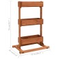 vidaXL Jardinera de madera de abeto 52x30x78 cm vidaXL Jardinera de madera de abeto 52x30x78 cm
