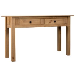 vidaXL Mesa consola madera maciza pino Panamá Range 110x40x72 cm