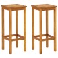 vidaXL Juego de bar de balcón 3 piezas madera maciza de acacia vidaXL Juego de bar de balcón 3 piezas madera maciza de acacia