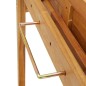 vidaXL Juego de bar de balcón 3 piezas madera maciza de acacia vidaXL Juego de bar de balcón 3 piezas madera maciza de acacia