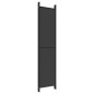 vidaXL Biombo divisor de 6 paneles de tela negro 300x220 cm vidaXL Biombo divisor de 6 paneles de tela negro 300x220 cm