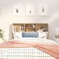 vidaXL Mueble cabecero color roble Sonoma 120x19x103,5 cm vidaXL Mueble cabecero color roble Sonoma 120x19x103,5 cm