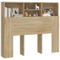 vidaXL Mueble cabecero color roble Sonoma 120x19x103,5 cm vidaXL Mueble cabecero color roble Sonoma 120x19x103,5 cm