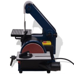 vidaXL Lijadora de banda de disco 300 W 