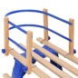 vidaXL Respaldo para trineo madera contrachapada azul vidaXL Respaldo para trineo madera contrachapada azul