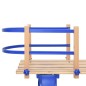 vidaXL Respaldo para trineo madera contrachapada azul vidaXL Respaldo para trineo madera contrachapada azul