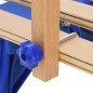vidaXL Respaldo para trineo madera contrachapada azul vidaXL Respaldo para trineo madera contrachapada azul