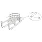 vidaXL Respaldo para trineo madera contrachapada azul vidaXL Respaldo para trineo madera contrachapada azul