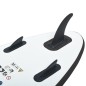 vidaXL Juego de tabla de paddle surf hinchable negro y blanco vidaXL Juego de tabla de paddle surf hinchable negro y blanco