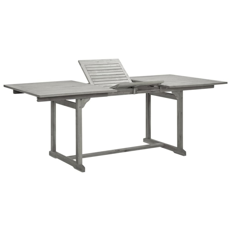 vidaXL Mesa de comedor jardín madera maciza acacia (150-200)x100x75cm vidaXL Mesa de comedor jardín madera maciza acacia (150-200)x100x75cm