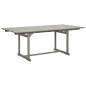 vidaXL Mesa de comedor jardín madera maciza acacia (150-200)x100x75cm vidaXL Mesa de comedor jardín madera maciza acacia (150-200)x100x75cm