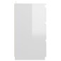 vidaXL Mesitas de noche 2 uds contrachapada blanco brillo 40x35x62,5cm vidaXL Mesitas de noche 2 uds contrachapada blanco brillo 40x35x62,5cm