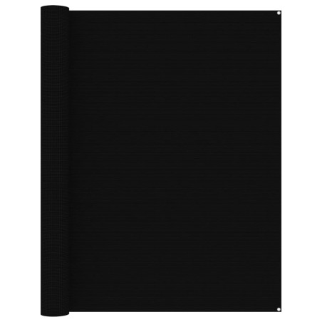 vidaXL Alfombra de tienda de campaña 250x500 cm negro
