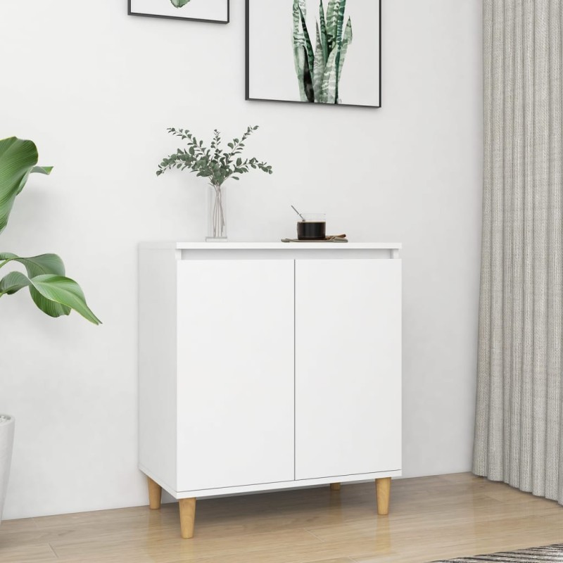 vidaXL Aparador con patas madera contrachapada blanco 60x35x70 cm vidaXL Aparador con patas madera contrachapada blanco 60x35x70 cm