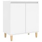 vidaXL Aparador con patas madera contrachapada blanco 60x35x70 cm vidaXL Aparador con patas madera contrachapada blanco 60x35x70 cm