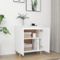 vidaXL Aparador con patas madera contrachapada blanco 60x35x70 cm vidaXL Aparador con patas madera contrachapada blanco 60x35x70 cm