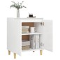 vidaXL Aparador con patas madera contrachapada blanco 60x35x70 cm vidaXL Aparador con patas madera contrachapada blanco 60x35x70 cm