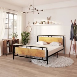 vidaXL Estructura de cama de metal 160x200 cm