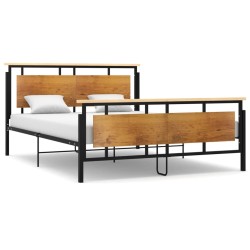 vidaXL Estructura de cama de metal 160x200 cm