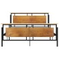 vidaXL Estructura de cama de metal 160x200 cm