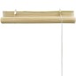 vidaXL Persianas enrollables de bambú natural 140x160 cm