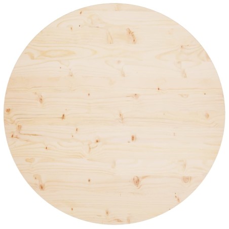 vidaXL Superficie de mesa madera maciza de pino Ø90x2,5 cm