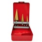 Set De Taladro De Paso Hss Broca Escalonada 3-Piezas Cónica Set De Taladro De Paso Hss Broca Escalonada 3-Piezas Cónica