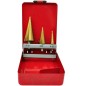 Set De Taladro De Paso Hss Broca Escalonada 3-Piezas Cónica Set De Taladro De Paso Hss Broca Escalonada 3-Piezas Cónica