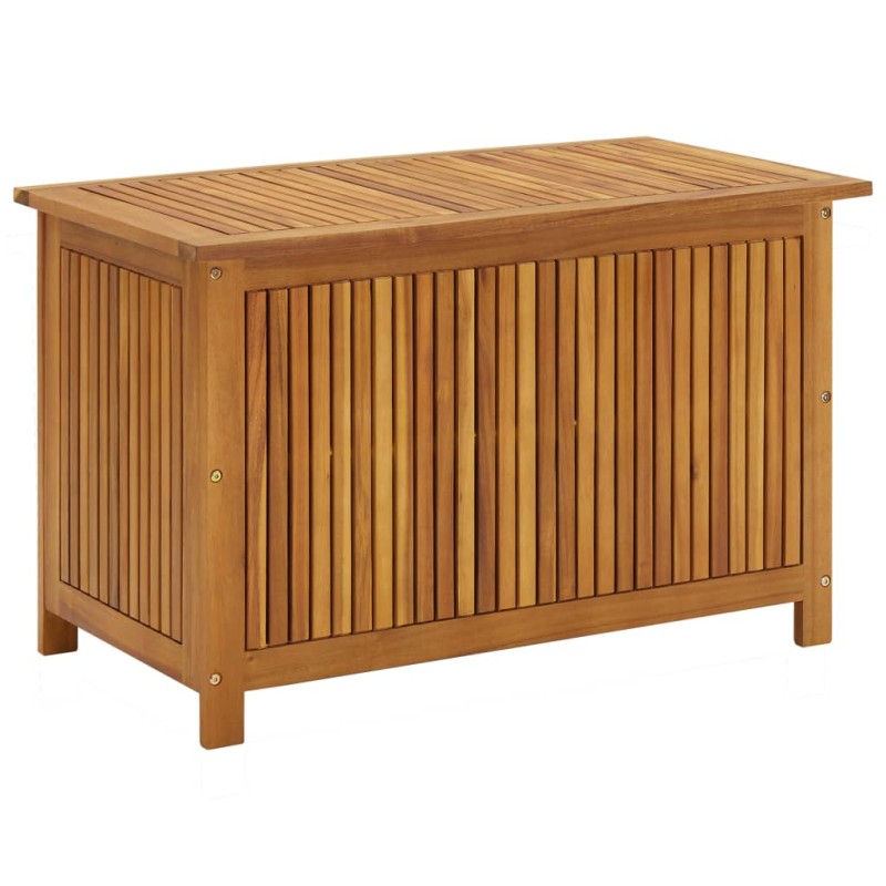 vidaXL Caja de almacenaje de jardín madera maciza acacia 90x50x58 cm vidaXL Caja de almacenaje de jardín madera maciza acacia 90x50x58 cm