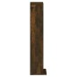 vidaXL Estantería de CD madera contrachapada roble ahumado 21x20x88 cm vidaXL Estantería de CD madera contrachapada roble ahumado 21x20x88 cm