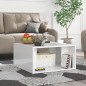 vidaXL Mesas de centro 4 pzas contrachapada blanco brillo 33x33x33 cm vidaXL Mesas de centro 4 pzas contrachapada blanco brillo 33x33x33 cm