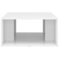 vidaXL Mesas de centro 4 pzas contrachapada blanco brillo 33x33x33 cm vidaXL Mesas de centro 4 pzas contrachapada blanco brillo 33x33x33 cm
