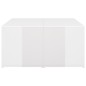 vidaXL Mesas de centro 4 pzas contrachapada blanco brillo 33x33x33 cm vidaXL Mesas de centro 4 pzas contrachapada blanco brillo 33x33x33 cm