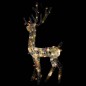vidaXL Adorno de reno de Navidad acrílico de colores 140 LEDs 120 cm vidaXL Adorno de reno de Navidad acrílico de colores 140 LEDs 120 cm